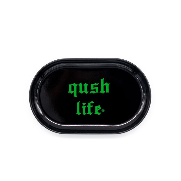 Qush Rolling Tray - Black